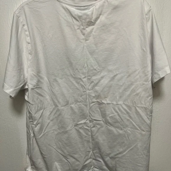 Ganni White Tee with Bunny and Green Logo - Picture 4 of 4